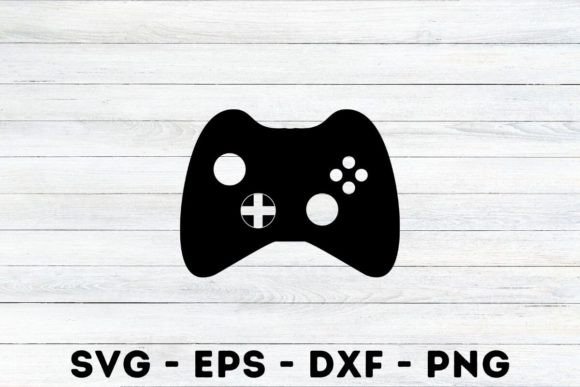 Game Controller Silhouette SVG for Crafts & Graphics
