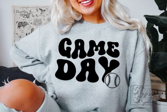 Game Day Baseball SVG - Baseball Mom PNG: A Crafty Graphic for Content Publishers