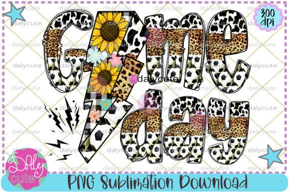 Game Day Lightning Bolt PNG, Soccer: A Bold Graphic for Crafters & Print Templates