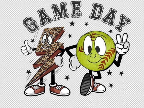 Game Day Softball Sublimation Graphics for Crafts & Local Branding