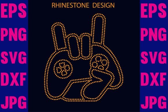 Game Ornestone Rhinestone: A Sparkling Graphic Design Asset for Crafts & Marketing