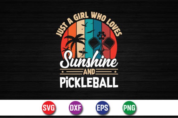 Sunshine and Pickleball Game: A Craft-Friendly Graphic for Lively Design Projects