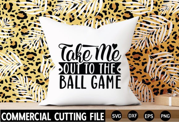 Take Me Out to the Ball Game SVG for Crafts & Graphics