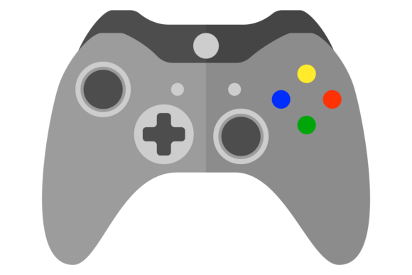 Video Game Controller Icon for Modern Brand Graphics & Illustrations